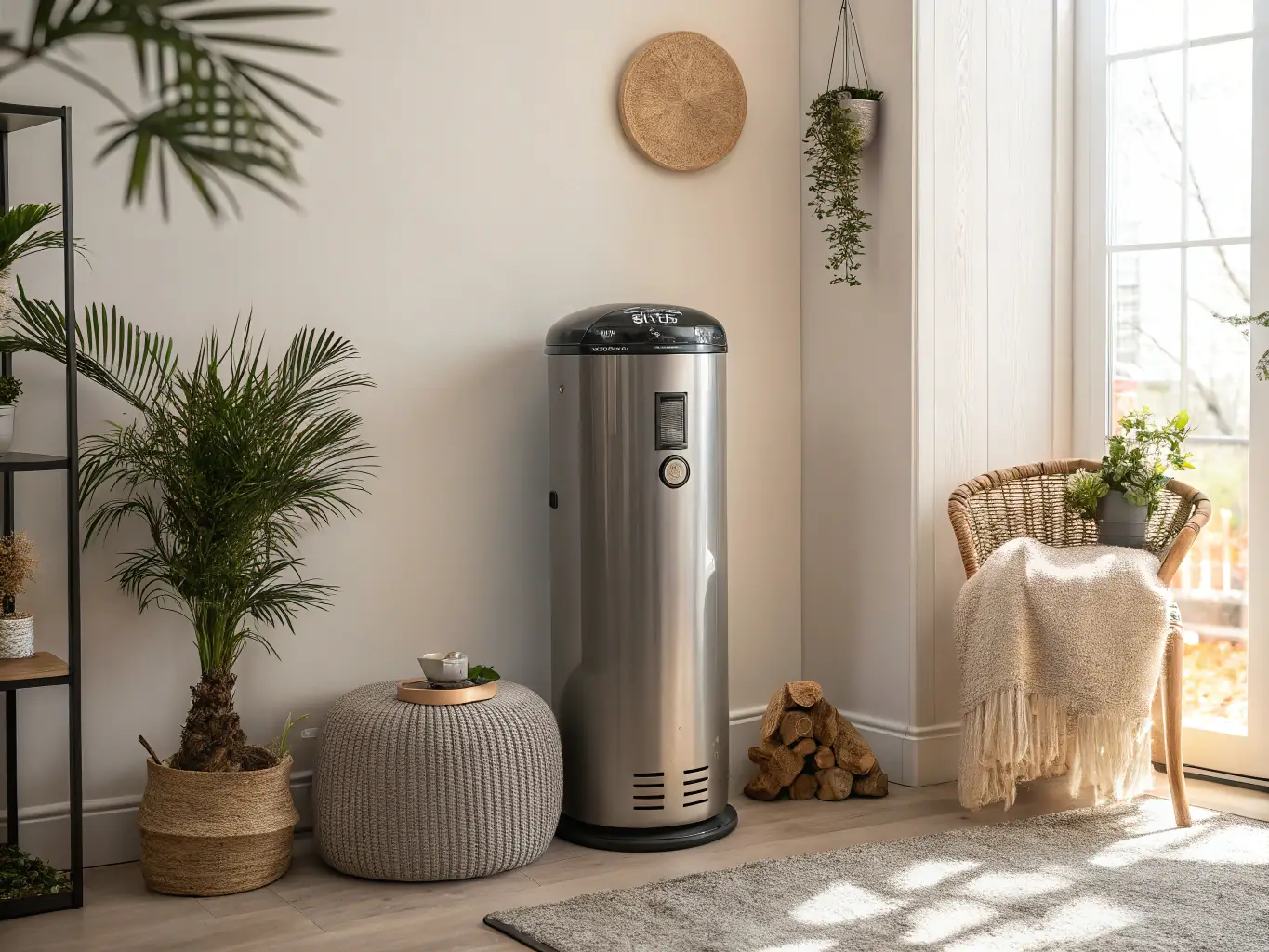 A modern, energy-efficient heating system installed in a Phoenix home, showcasing the latest technology and design.